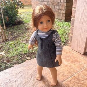 18" American Girl Doll 2013 GOTY Saige: Wavy Hair, Freckles, Blue Eyes, Ear Pier